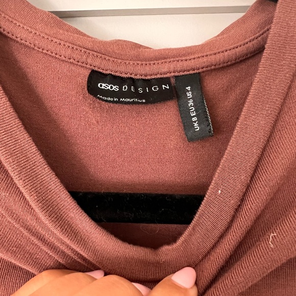 ASOS Rust Brown Bodysuit - Picture 2 of 2